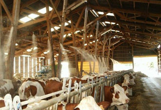 養殖場噴霧消毒設備工程案例