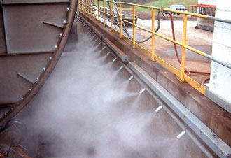 特種磚生產車間噴霧除塵