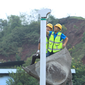 噴霧樁噴霧降塵使用效果圖 噴霧樁噴霧降塵使用效果圖
